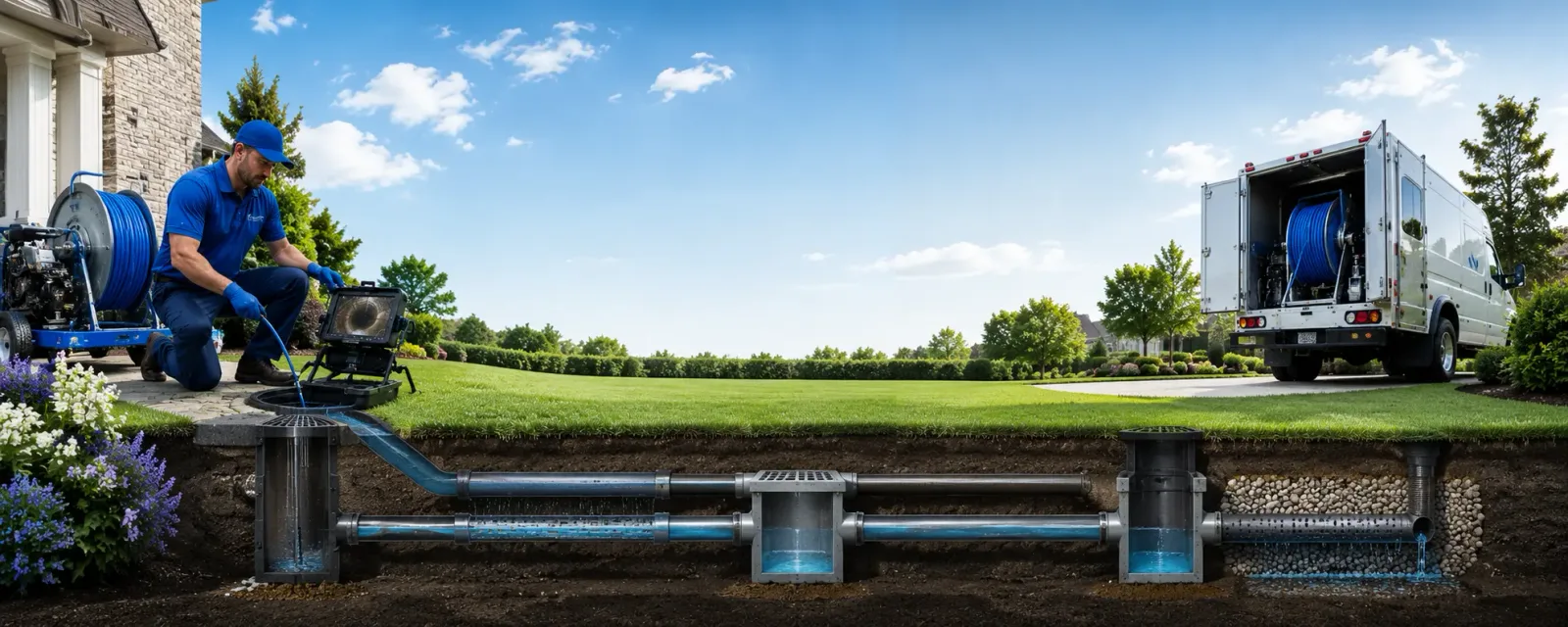 Outdoor drain cleaning information for Beale Afb, CA